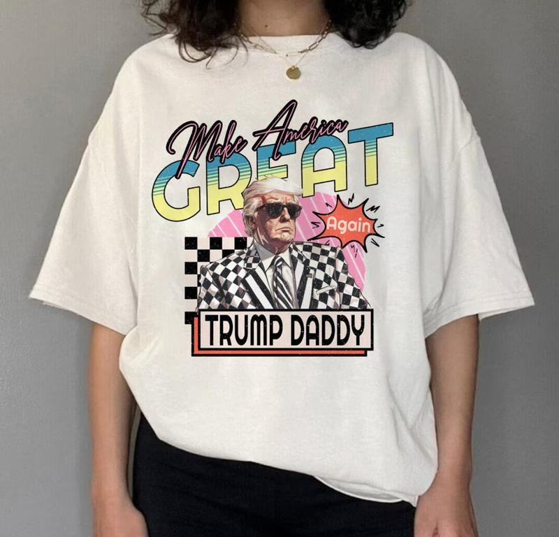 Daddy's Home Shirt, Trump 2024 Shirt, Republican Gift, 2024 Trump Shirt Top Womenswear Hoodie, Sweatshirt | HypeDripTees.com