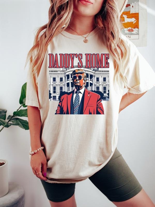 Daddys Home Shirt, White House Trump 2024 Shirt Get Losers, 4th of July Shirt, Trump Sweatshirt, Republican Sweatshirt,...
