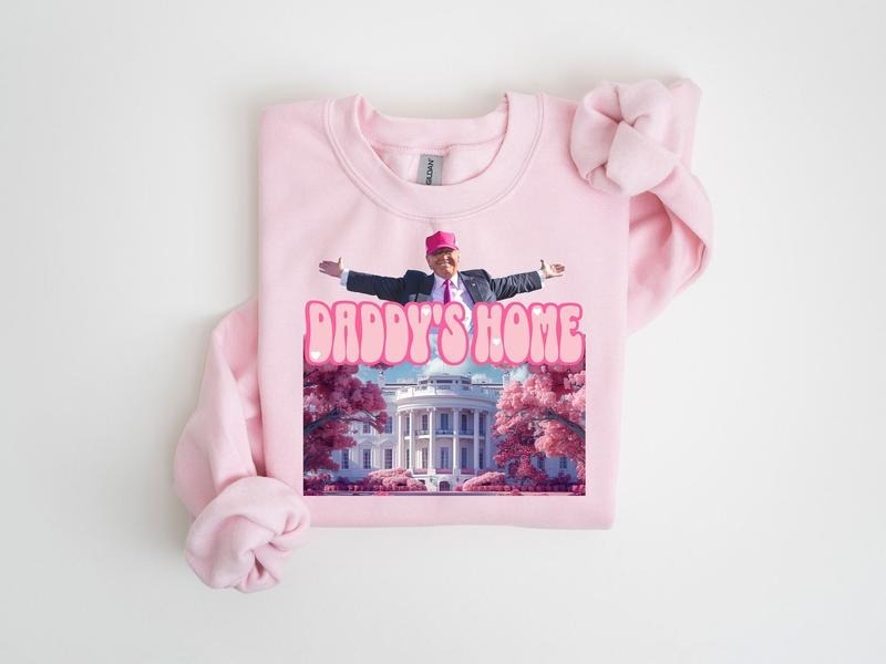 Daddys home shirt, White House trump 2024 shirt get in losers, trump sweatshirt Hoodie | HypeDripTees.com