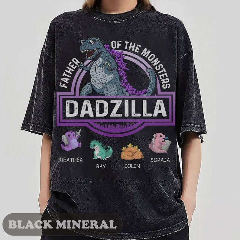 Dadzilla Father Shirt, Father's Day Gift, Memorial Shirt for Dad Shirt, Daddy Shirt, Dad Memorial T Shirt, Angel Dad...