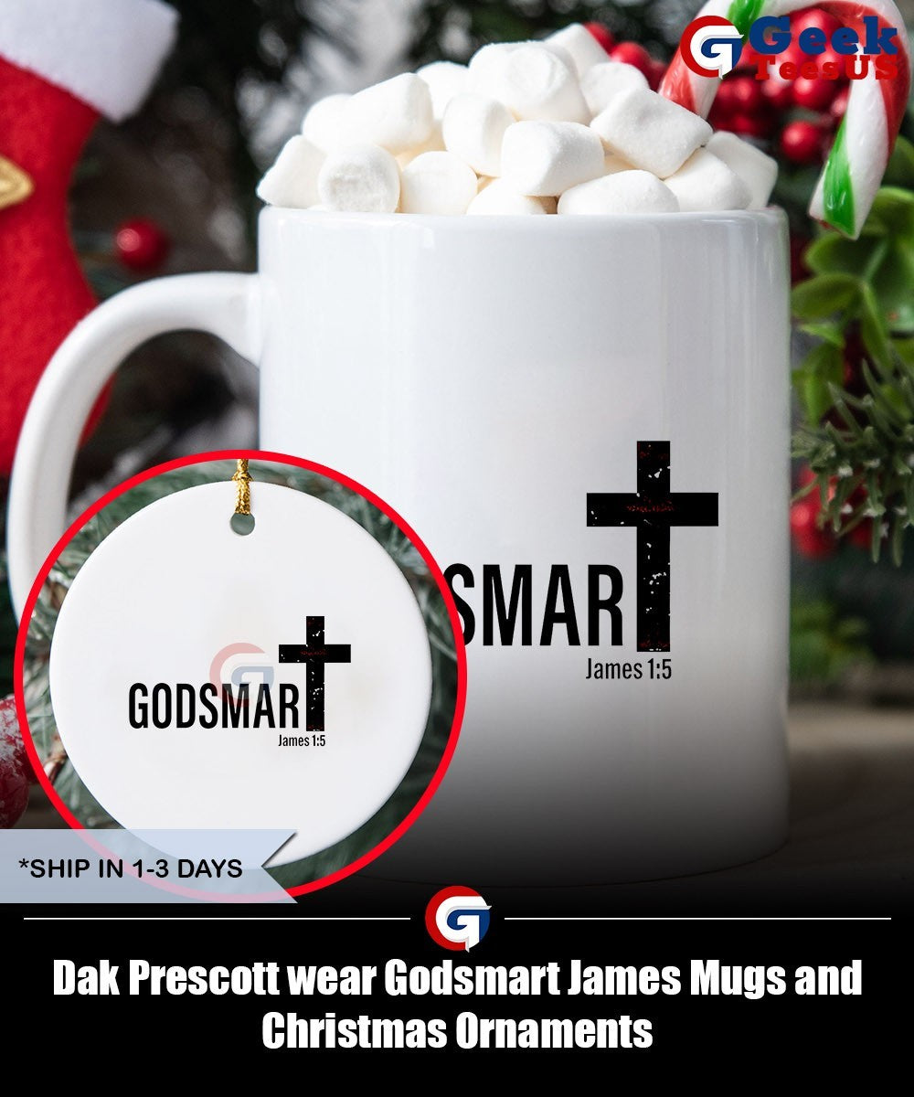 Dak Prescott wear Godsmart James shirt