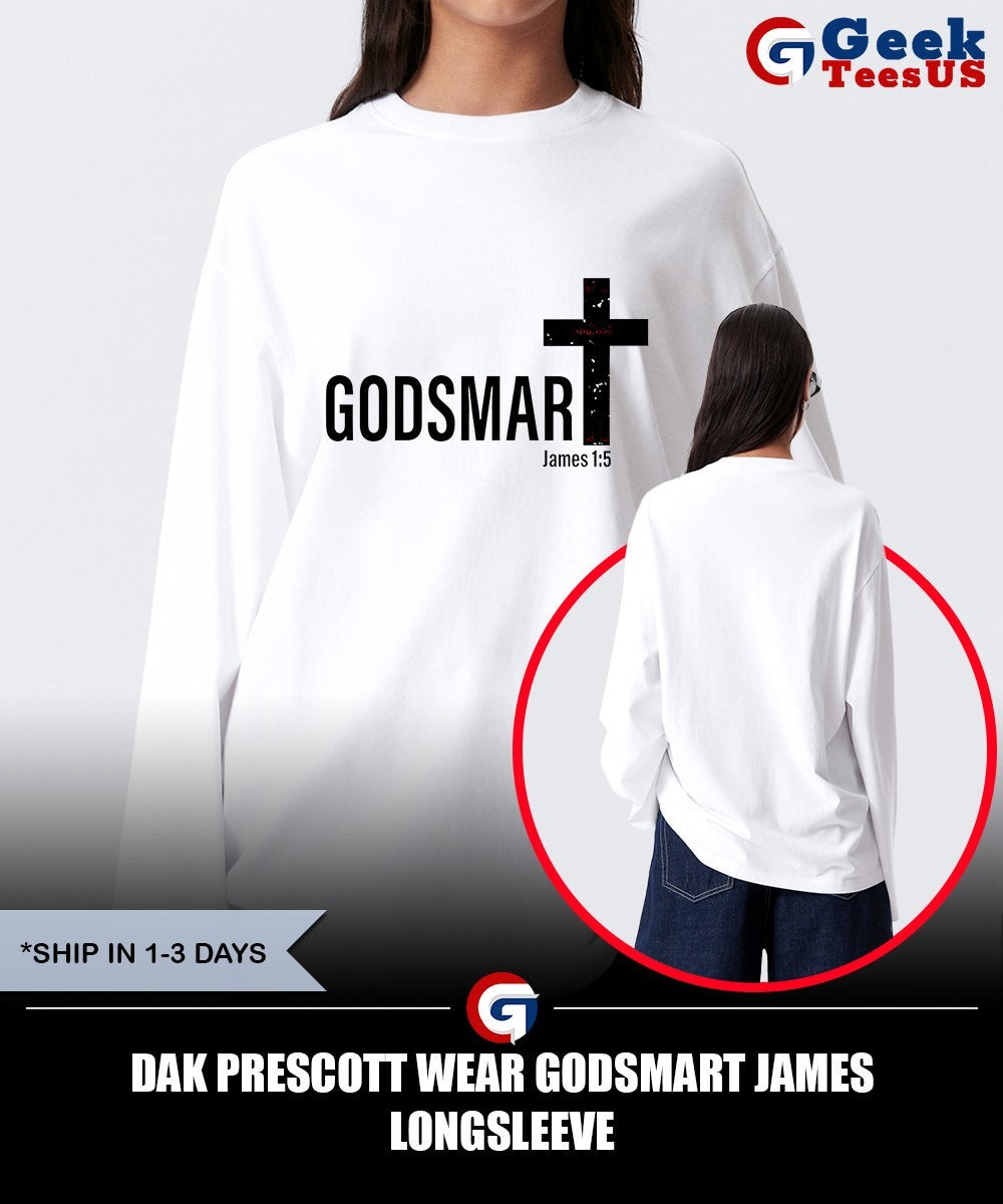 Dak Prescott wear Godsmart James shirt