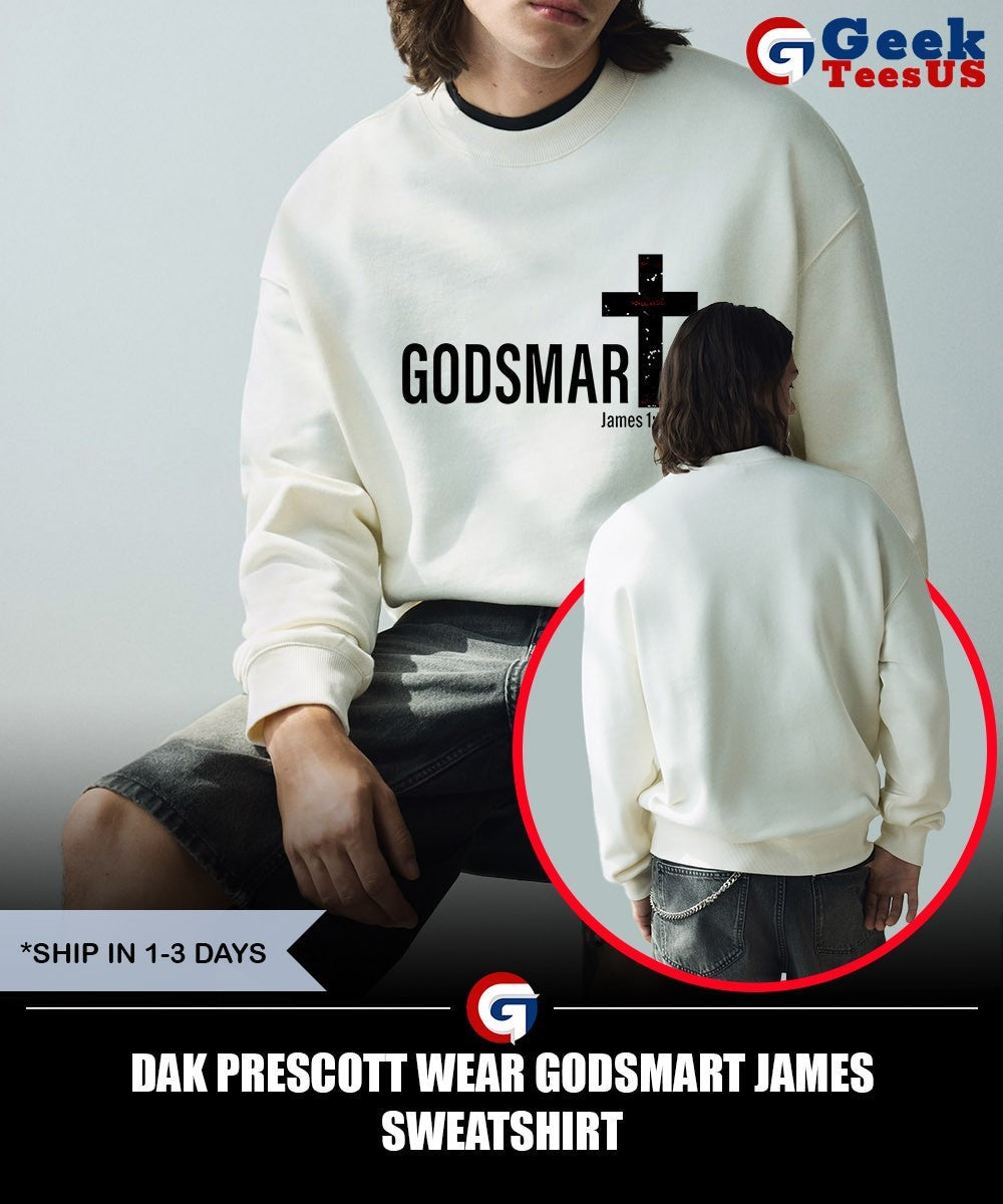 Dak Prescott wear Godsmart James shirt