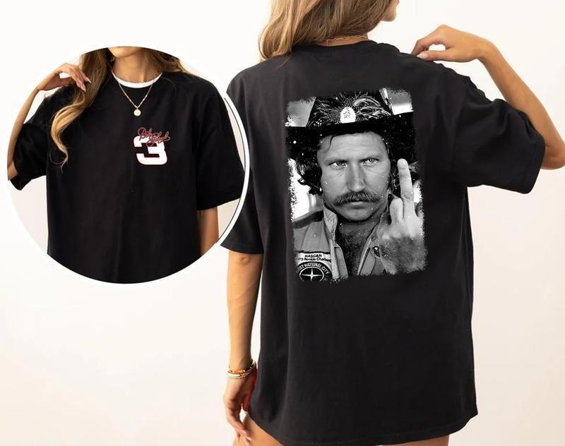 Dale Earnhardt Finger Ver2 90s T-Shirt, Nassscar Shirt Sweatshirt Hoodie Casual Comfort | HypeDripTees.com