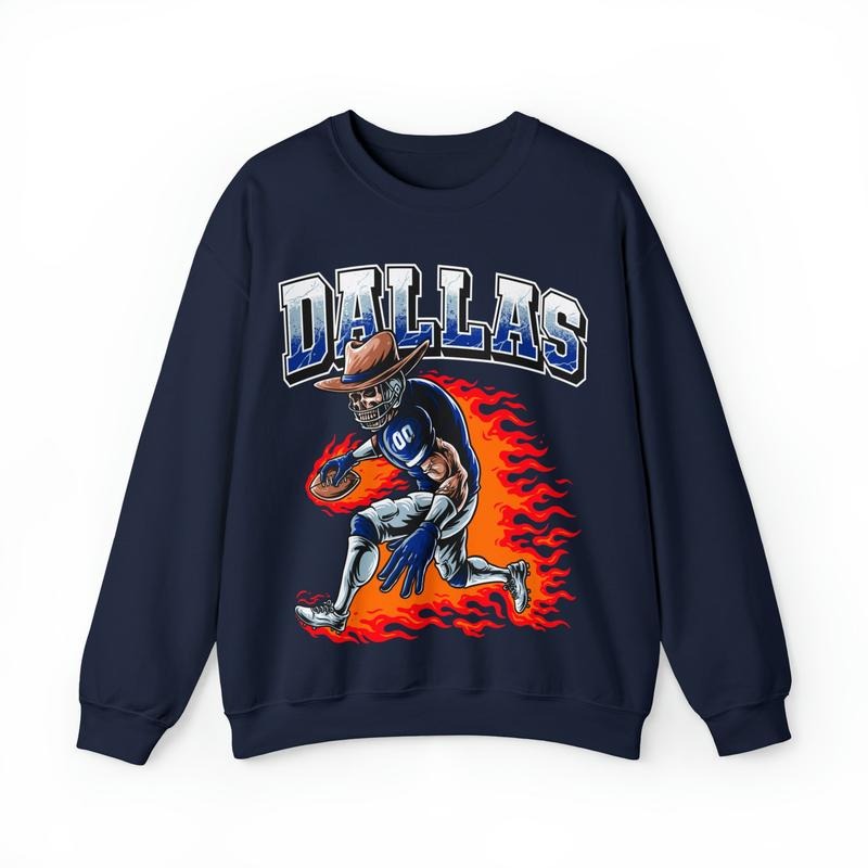 Dallas Football Sweatshirt, Dallas Graphic Sweatshirt, Dallas Crewneck Fans Sweatshirt T-Shirts, Hoodie | HypeDripTees.com