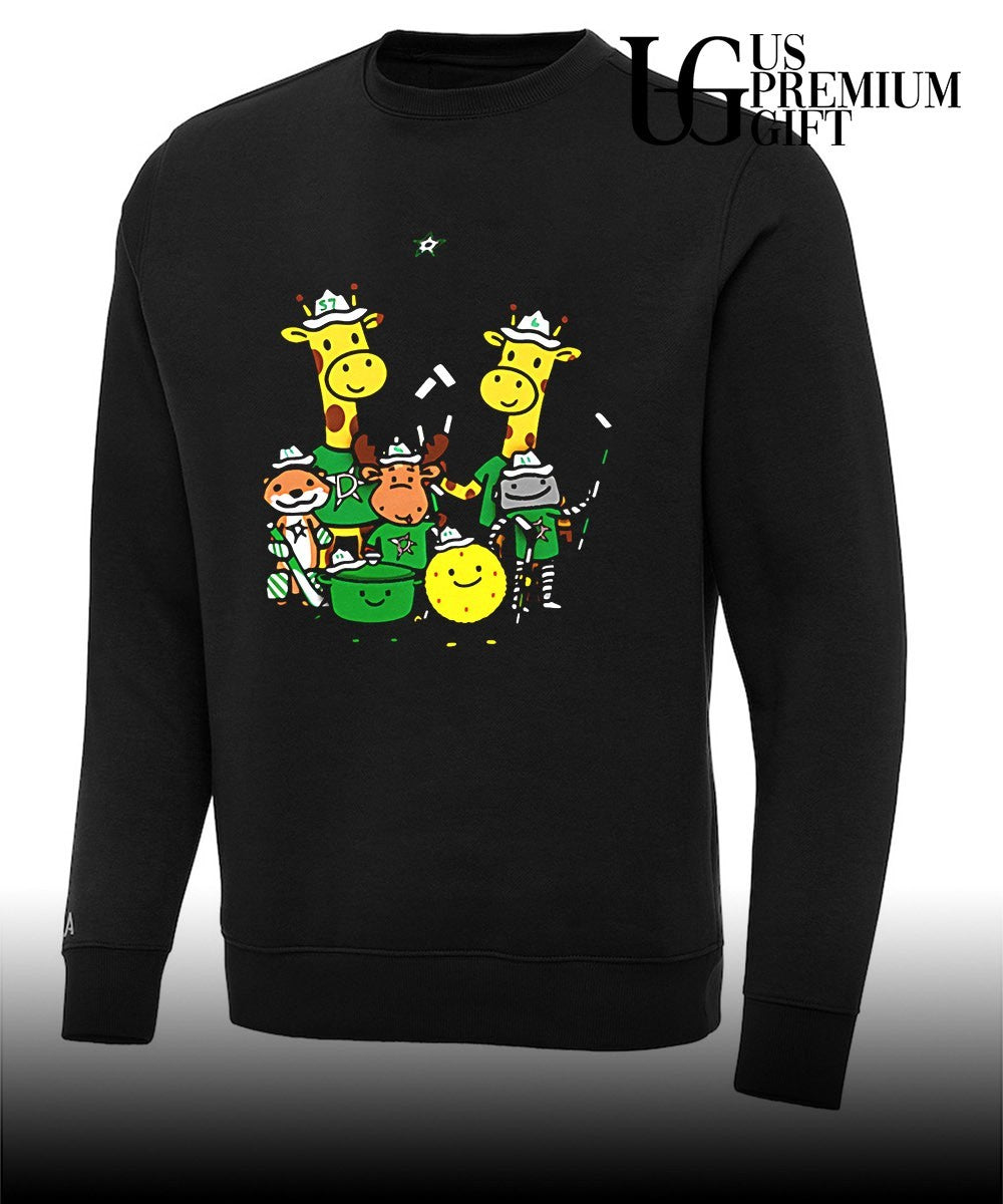 Dallas Stars Giraffe group photo shirt