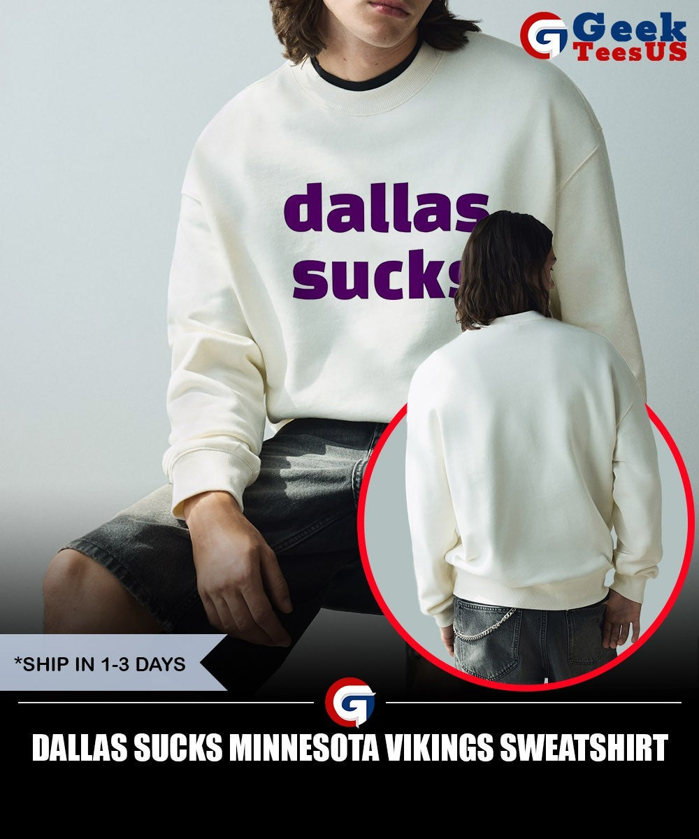 Dallas Sucks Minnesota Vikings shirt