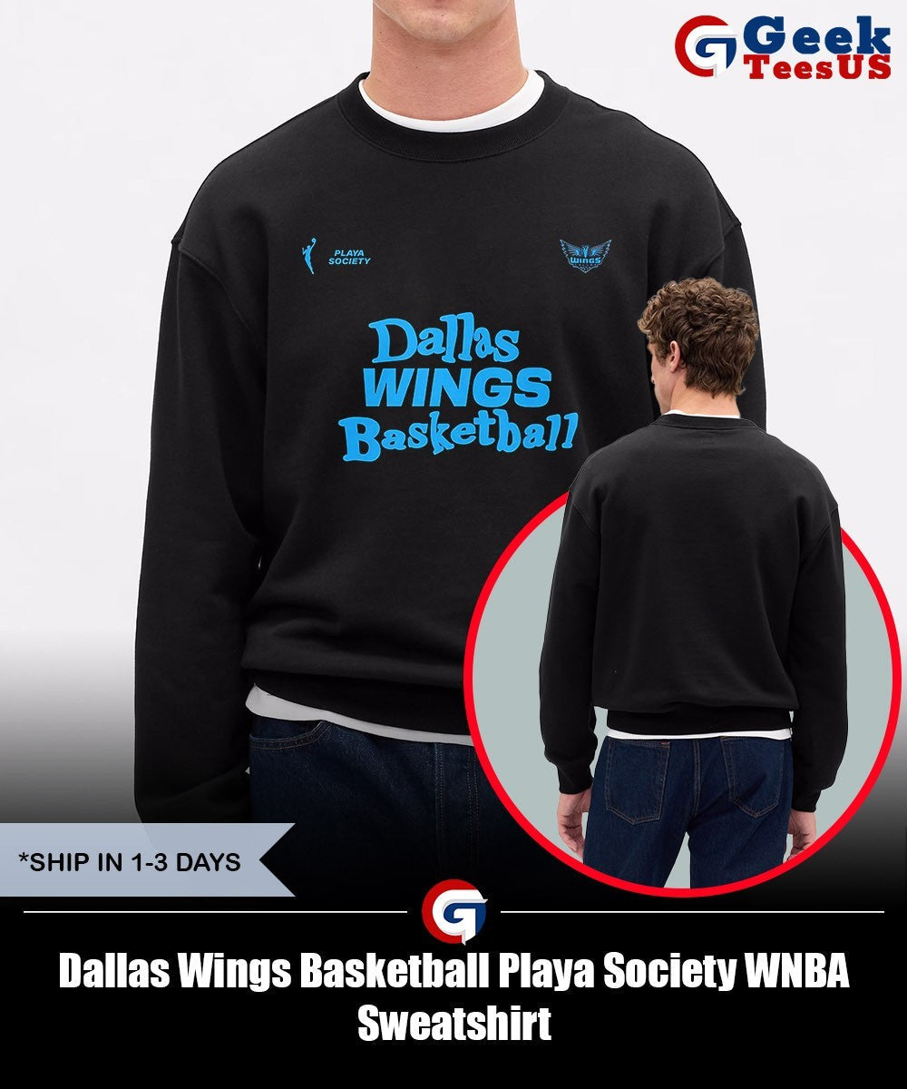 Dallas Wings Basketball Playa Society WNBA shirt