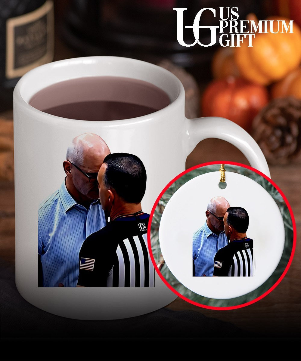 Dan Hurley heated Moment Uconn Huskies Headbutt vs Ref Basketball shirt