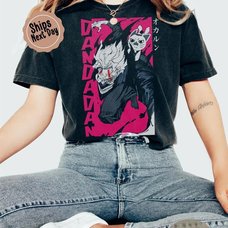 DanDaDan Shirt Turbo Ganny Momo Ayase Anime Shirt, Full Size Options, Everyone Can Find Their Fit, Full Color Range, Find...