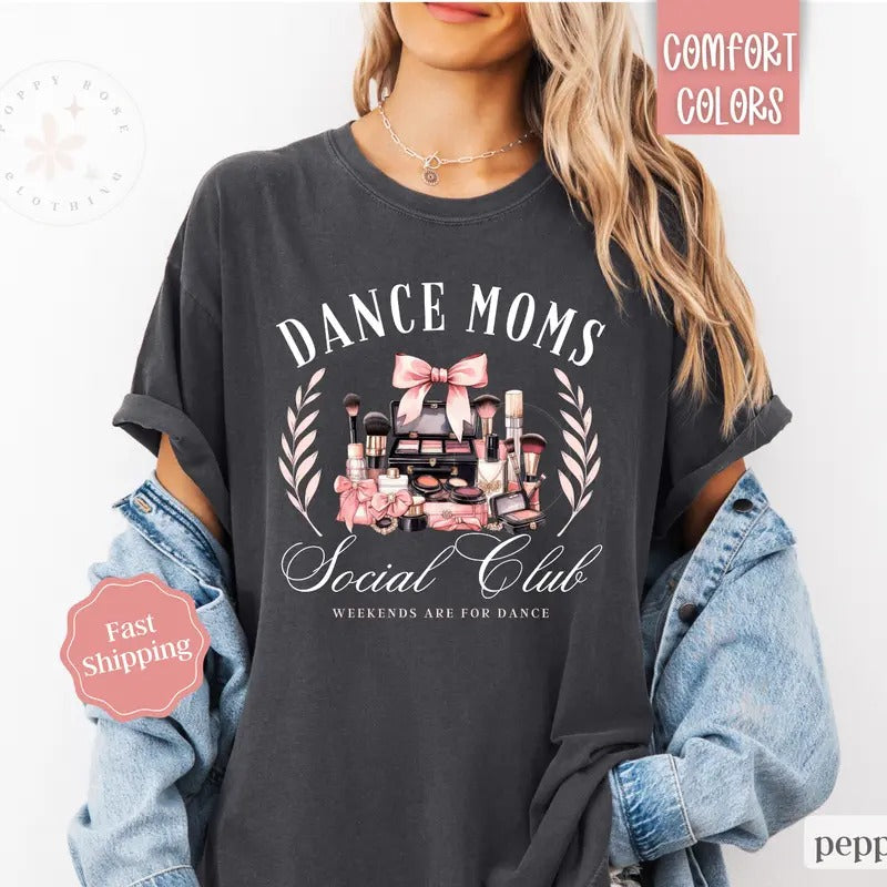 Dance Moms Social Club Shirt Comfort Colors Hoodie, Sweatshirt | HypeDripTees.com