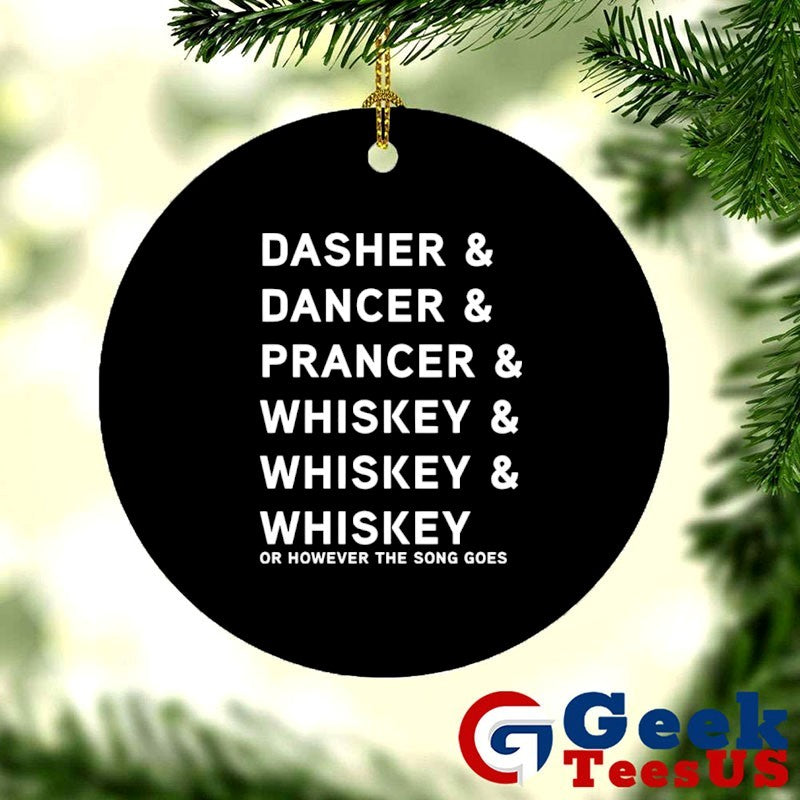 Dancer Prancer and Whiskey Bourbon and Scotch shirt