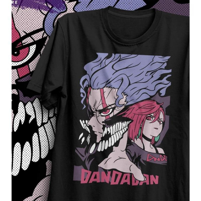 Dandadan Anime Shirt Momo y Okarun Shirt, Full Color Range, Find Your Perfect Shade, Graphic Shirt, Fun and Expressive...