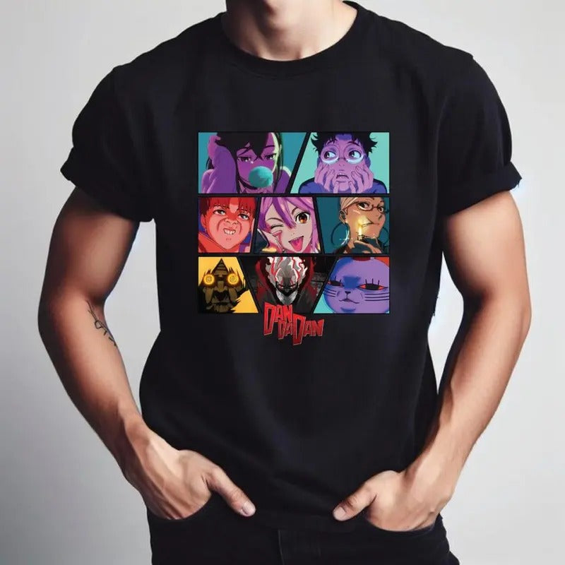 Dandadan Shirt, Anime Graphic T-Shirt, Momo Ayase, Ken Takakura, Turbo Granny, Japanese Anime Tee, Gift For Anime Lovers,...