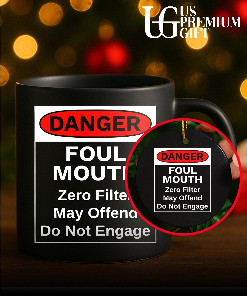 Danger Foul Mouth Zero Filter May Offend Do Not Engage shirt