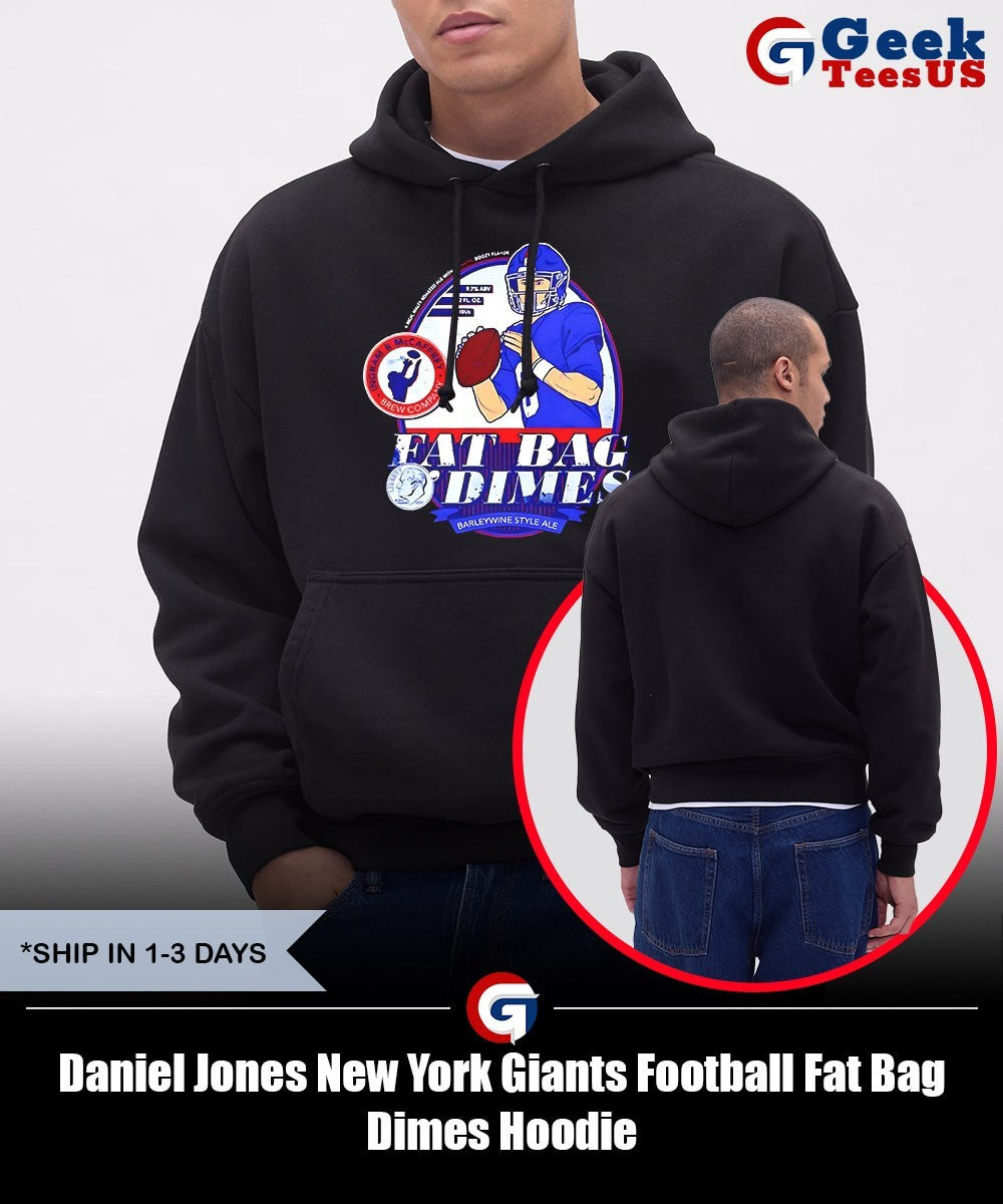 Daniel Jones New York Giants Football Fat Bag Dimes shirt