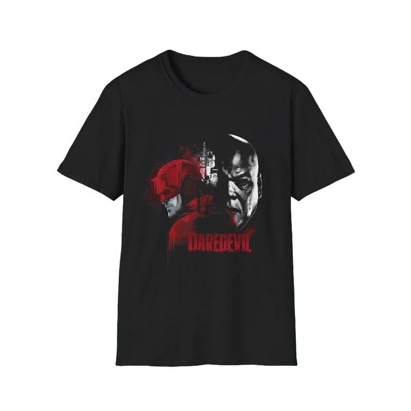 Dar3d3v1l B0rn Again Unisex TShirt -TV Show Graphic Tee, Ma0rvell Comics, Sup3rhero Costume Shirt, Comic Book Lover Gift,...