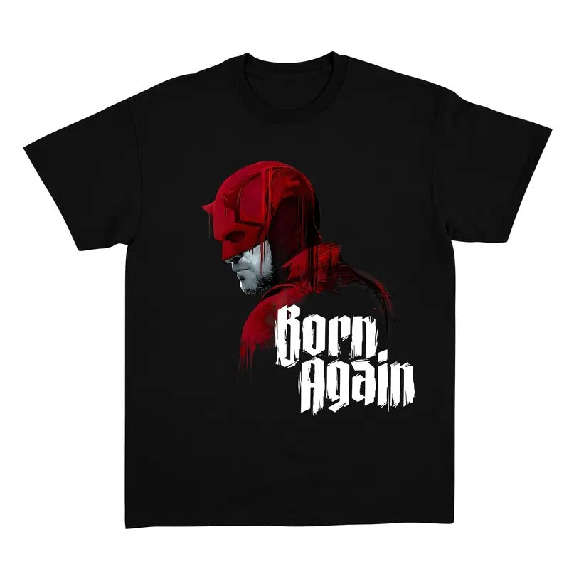 Dar3d3v1l B0rn Again Unisex TShirt -TV Show Graphic Tee, Ma0rvell Comics, Sup3rhero Costume Shirt, Comic Book Lover Gift,...