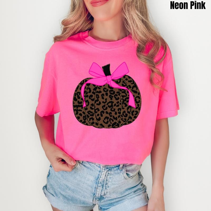 Dark Cheetah Pumpkin Comfort Colors T-Shirt 'NLB' Hoodie, Sweatshirt | HypeDripTees.com
