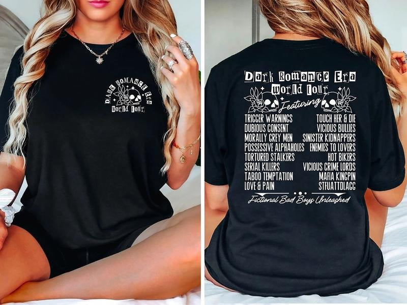 Dark Romance Era World Tour Shirt, Book Club Shirt, Dark Romance Book Club Shirt, Dark Academia Shirt, Book Lover Shirt,...
