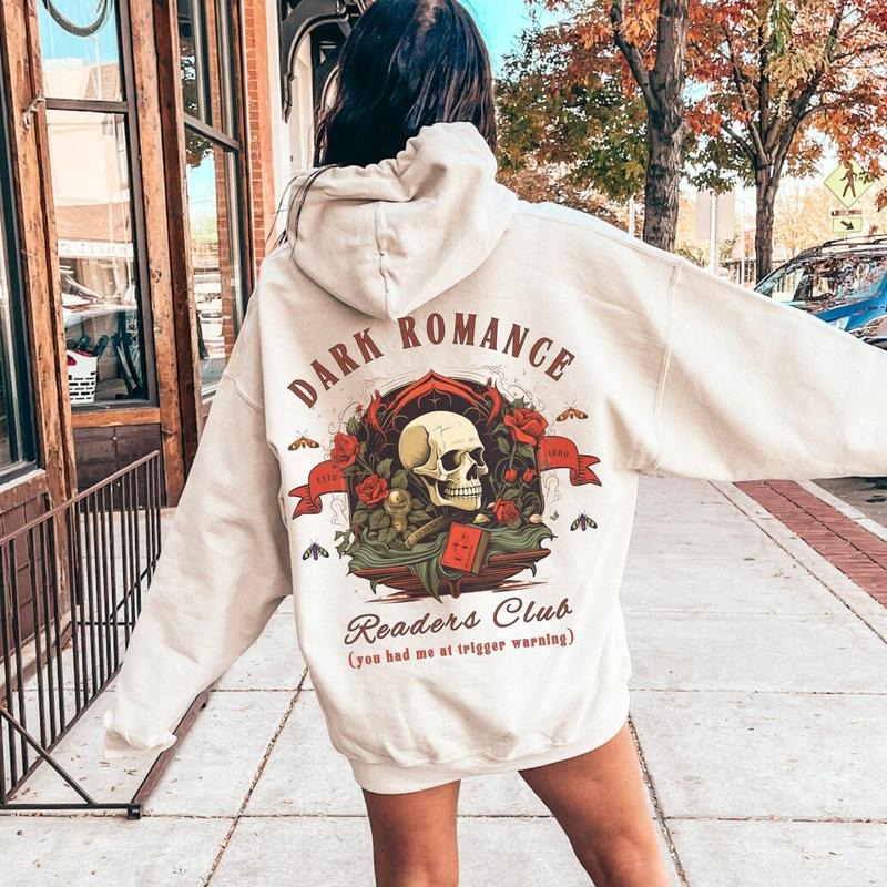 Dark Romance Hoodie Romantasy Smut Shirt Bookish Things Id Rather Be Reading In My Villain Era Banned Books Shirt Goth...