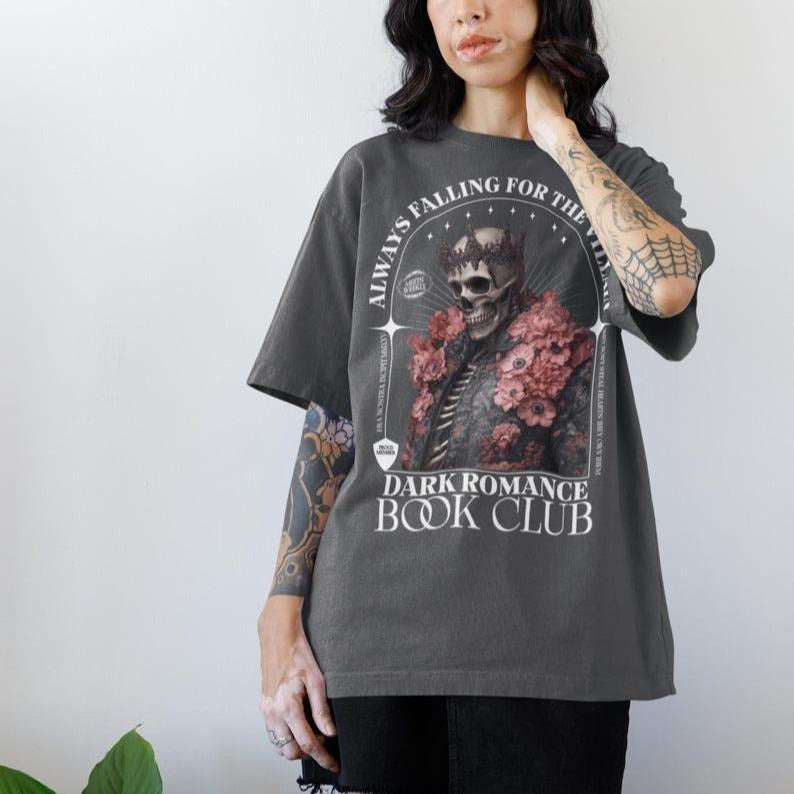 Dark Romance Shirt Morally Grey Shirt Booktok Bookish Readers Romantasy Shirt Smut Shirt Falling Villain T-Shirts, Hoodie, Sweatshirt