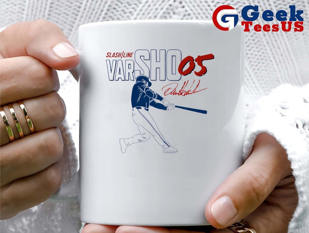 Daulton Varsho 05 Toronto Blue Jays baseball 2025 MLB signature shirt