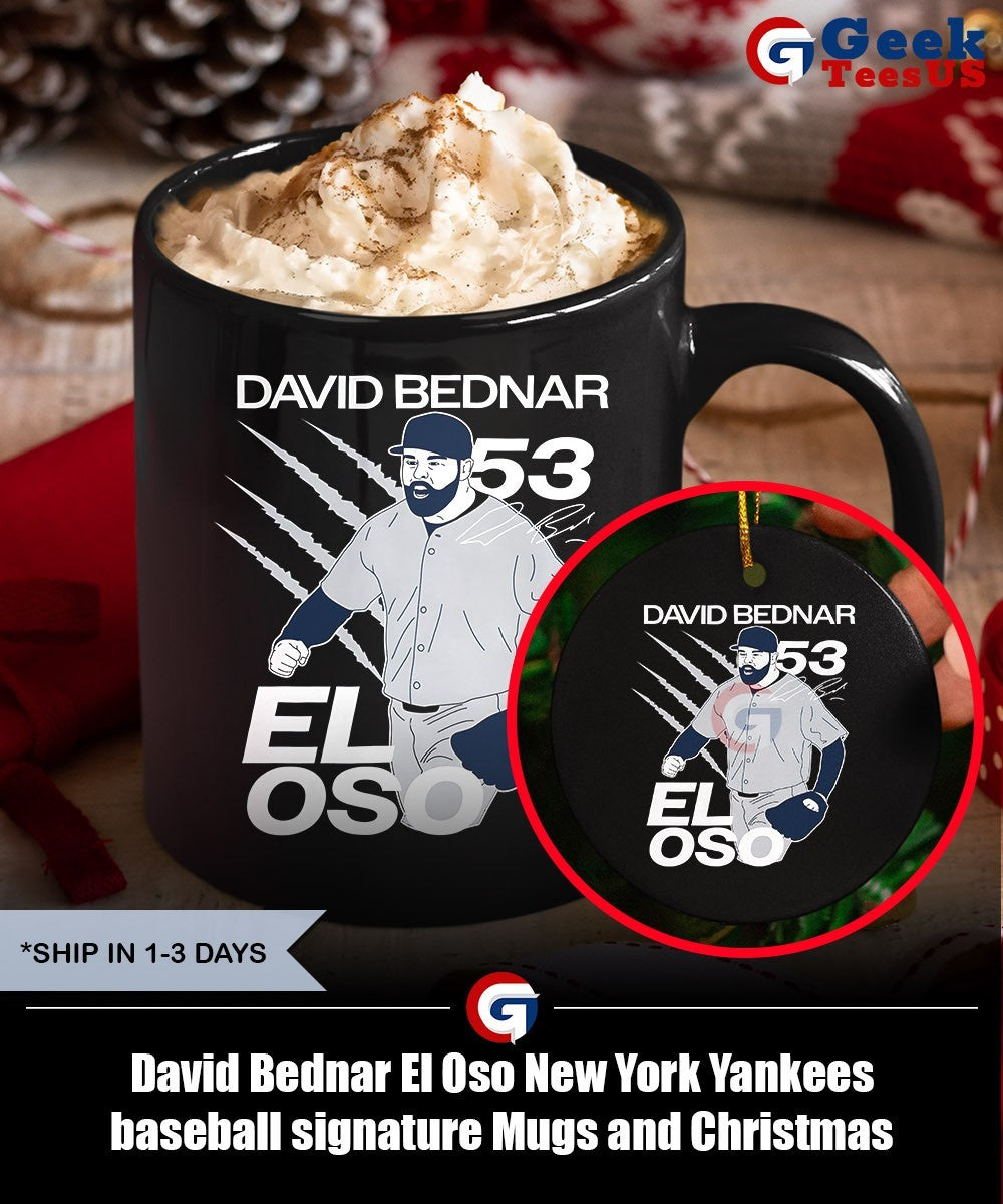 David Bednar El Oso New York Yankees baseball signature shirt