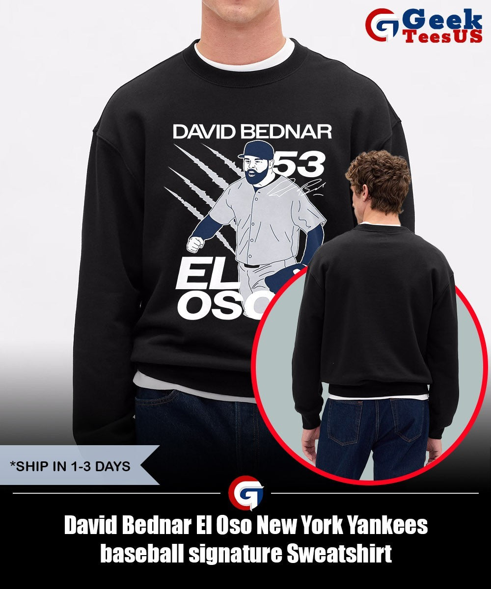 David Bednar El Oso New York Yankees baseball signature shirt