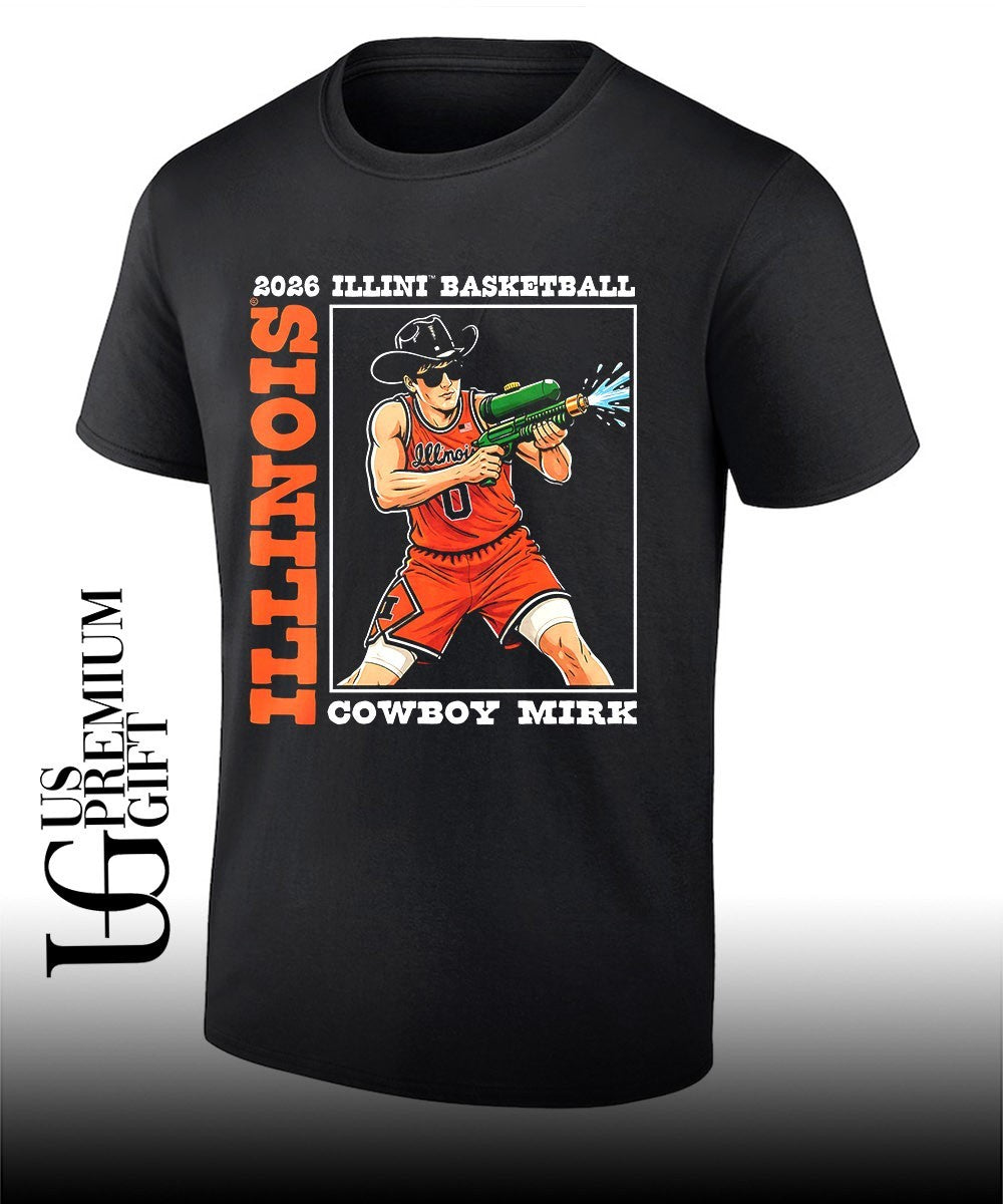 David Mirković Cowboy Illinois Fighting Illini basketball 2026 shirt
