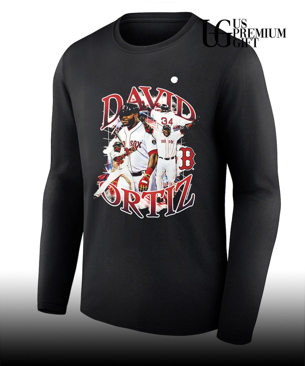 David Ortiz Boston Red Sox Legendary Collage player graphic shirt