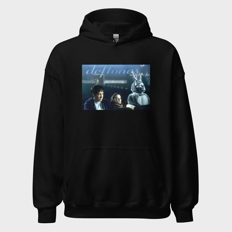 Ddeftones Donniee Inspired Darkoo Hoodie, 2000's Movie Shirt, Rock Band Merch, Unisex Sweater Pullover Tee Sweatshirt