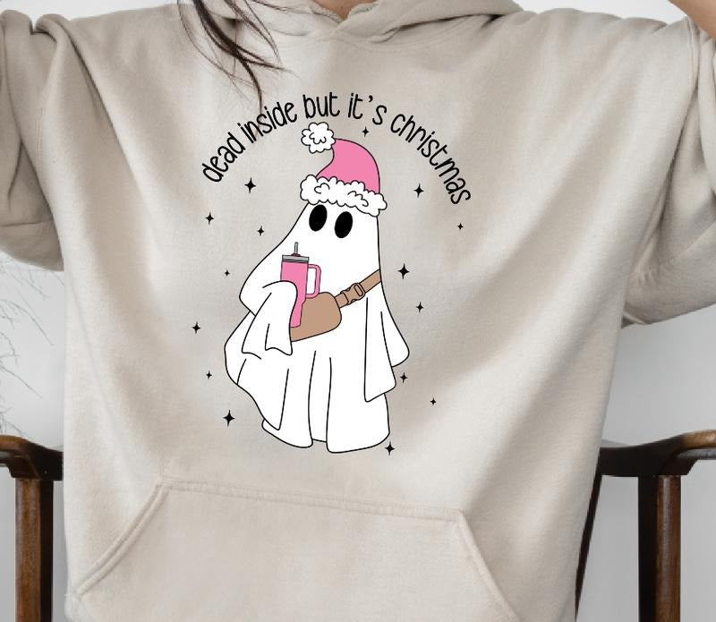 Dead Inside but it's Christmas Sweatshirt T-Shirts, Hoodie | HypeDripTees.com
