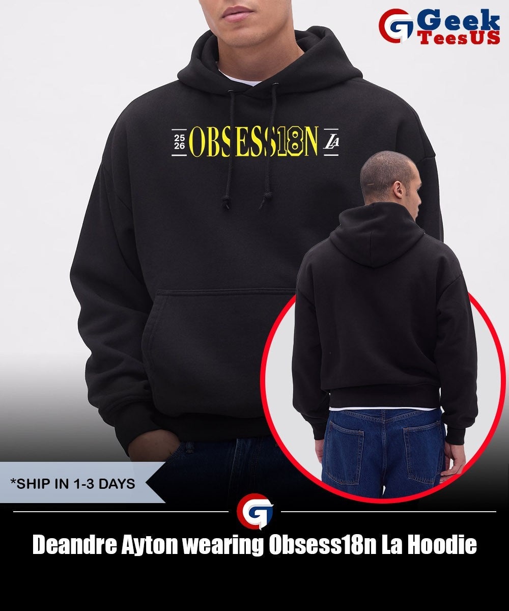 Deandre Ayton wearing Obsess18n La shirt