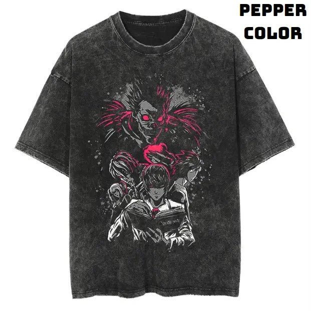 Death Note User Vintage Tee, Light Yagami T-Shirt, Death Note Shirt, Vintage Graphic Tees, Unisex Anime Manga Shirt Top...