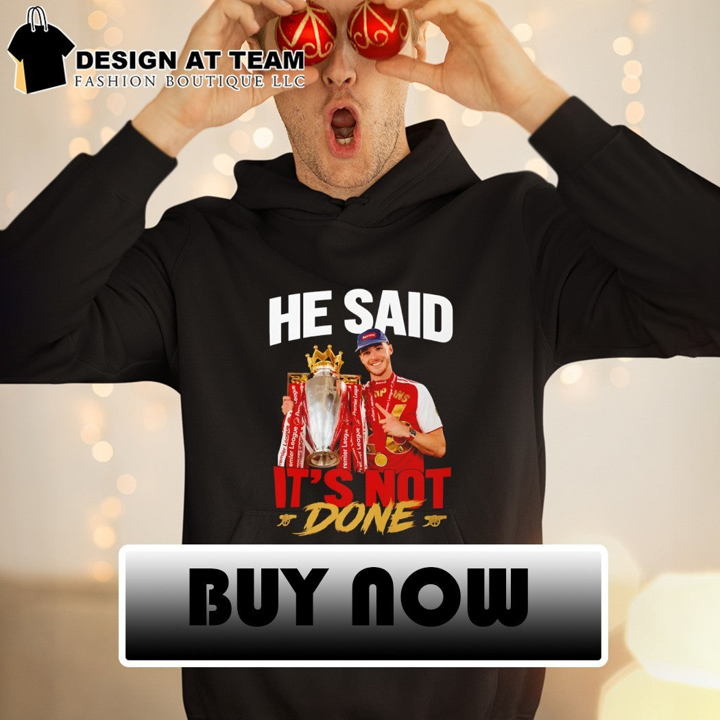 Declan Rice Arsenal FC Champions he said it’s not done World Cup 2026 shirt
