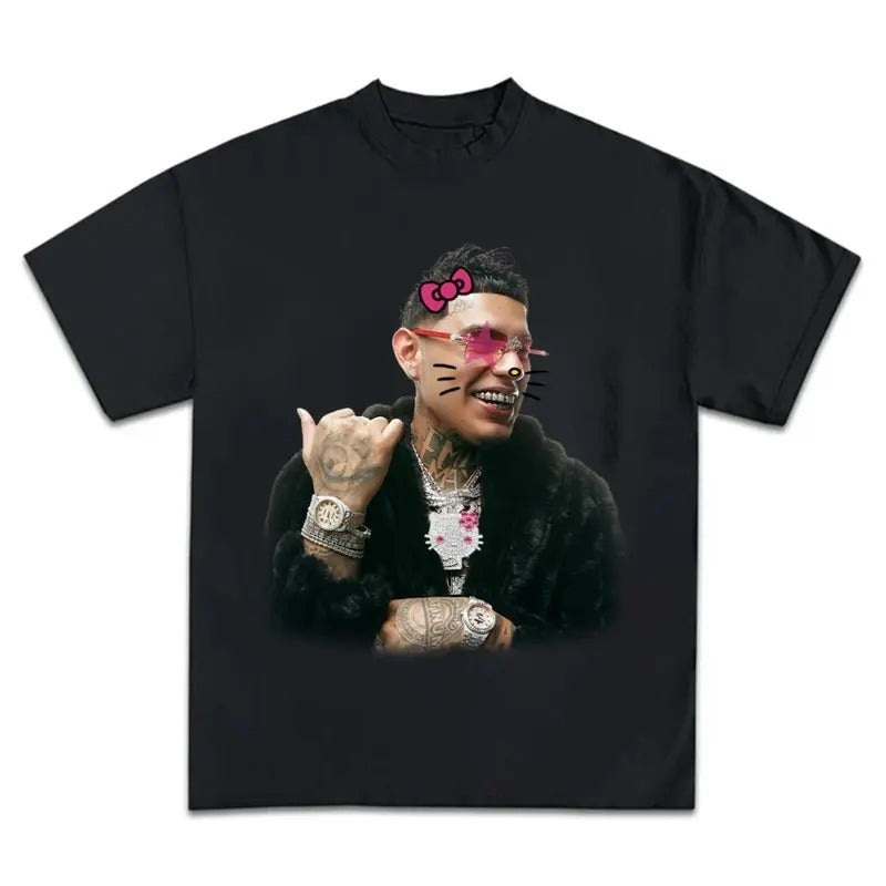 Deebabi Kitty Super Star Graphic Rap Tee Shirt MusicTour Top Streetwear New Design Hoodie, Sweatshirt | HypeDripTees.com