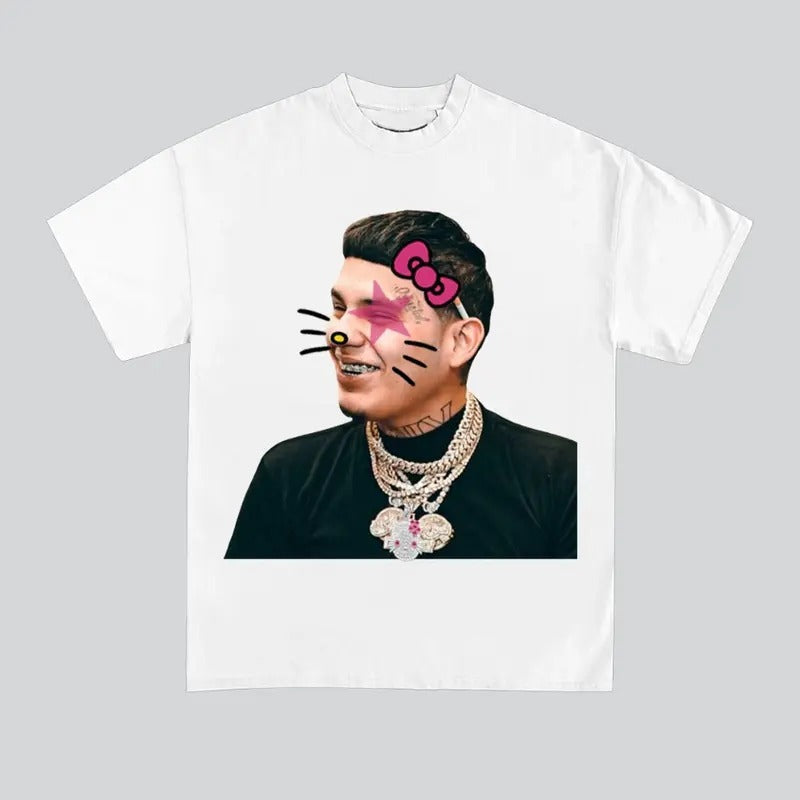 Deebabyy Kitty Super Star Graphic Rap Tee Shirt Streetwear New Design Hoodie, Sweatshirt | HypeDripTees.com