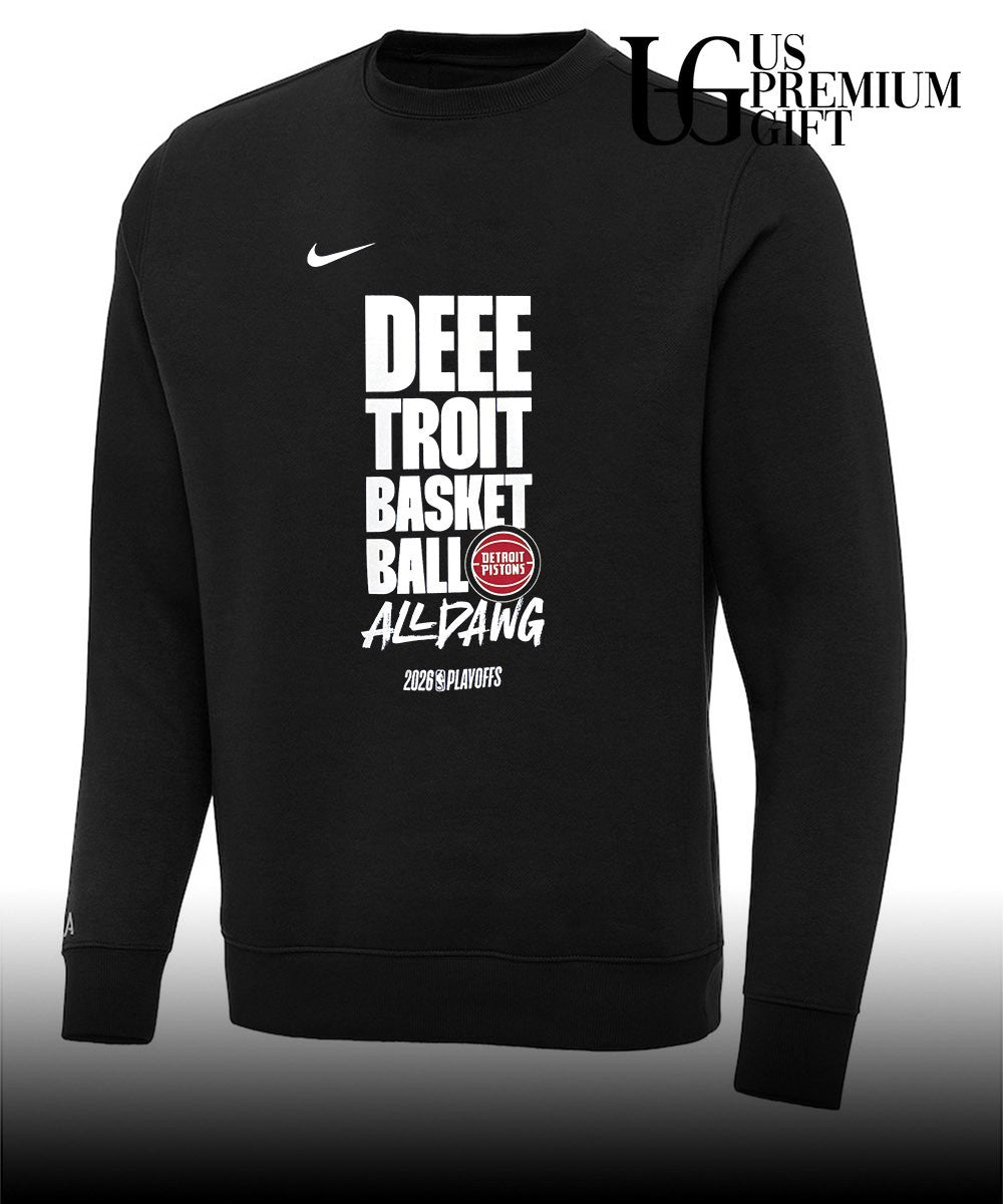 Deeetroit Basketball All Dawg’ 2025-26 Playoffs Detroit Pistons NBA Mantra Shirt
