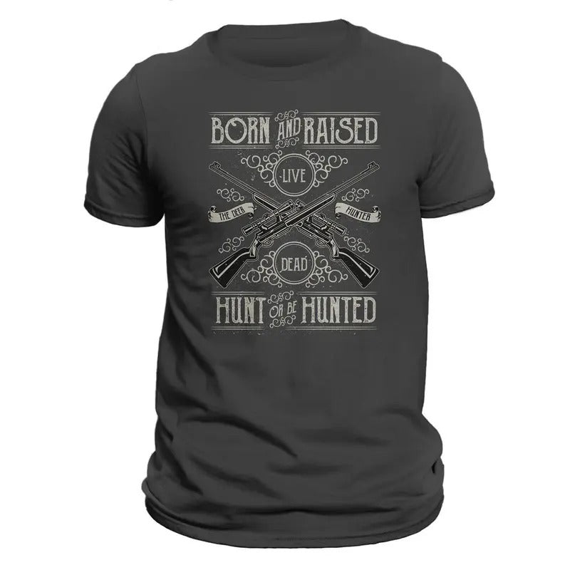 Deer Hunter Hunt or Be Hunted Hunting Men's T-Shirt Hoodie, Sweatshirt | HypeDripTees.com