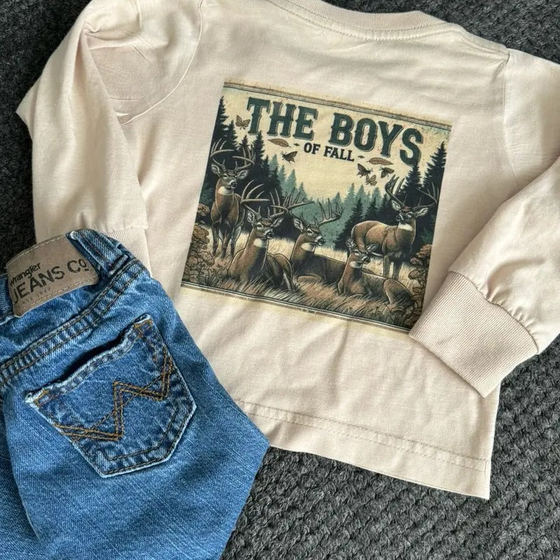 Deer Hunting Long Sleeve Tshirt-The Boys of Fall Hoodie, Sweatshirt | HypeDripTees.com
