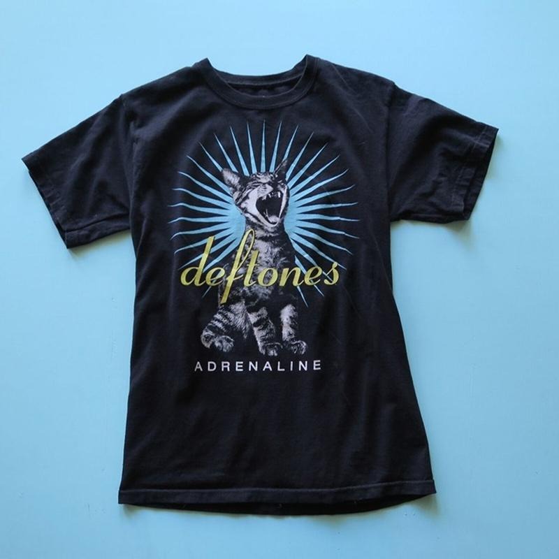 Deftones Men Adrenaline Cat Growl Starburst T-shirt Black Gildan Tshirt Hoodie, Sweatshirt | HypeDripTees.com