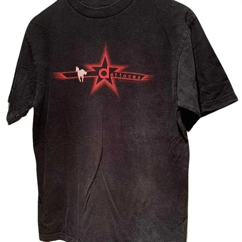 Deftones Music Band Graphic Heavyweight Cotton Shirt Menswear Top Hoodie, Sweatshirt | HypeDripTees.com