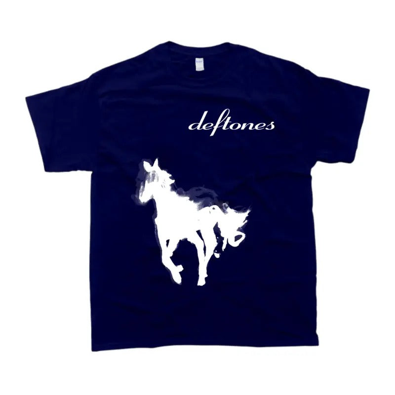 Deftones White Pony T-Shirt - Classic Fit, 100% Cotton - Menswear Graphic Tee Hoodie, Sweatshirt | HypeDripTees.com