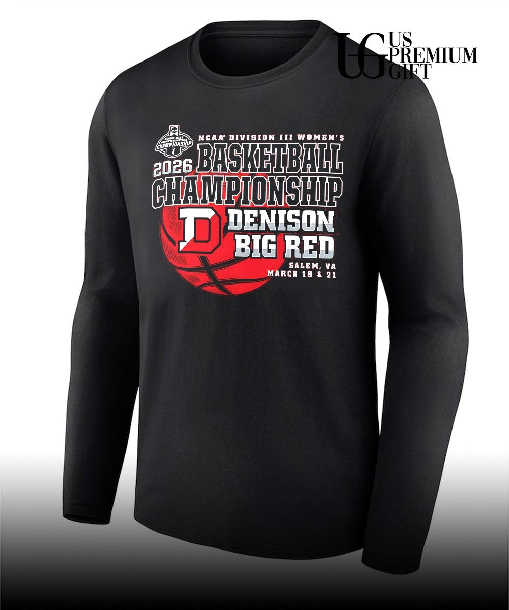 Denison Big Red NCAA Division III Women’s Basketball Championship 2026 shirt