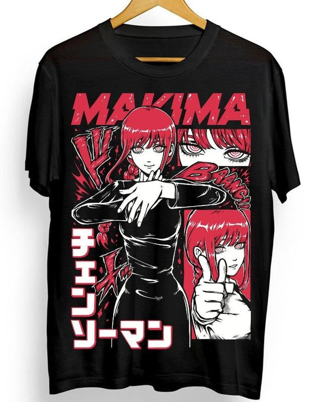 Denji & Makima Chainsaw Man T-Shirt PochitaAnime Manga Unisex T-Shirt All Size Hoodie, Sweatshirt | HypeDripTees.com
