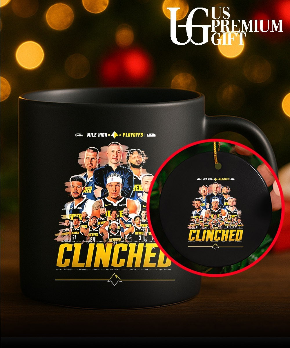 Denver Nuggets 2026 Mile High Playoffs Clinched 2026 shirt
