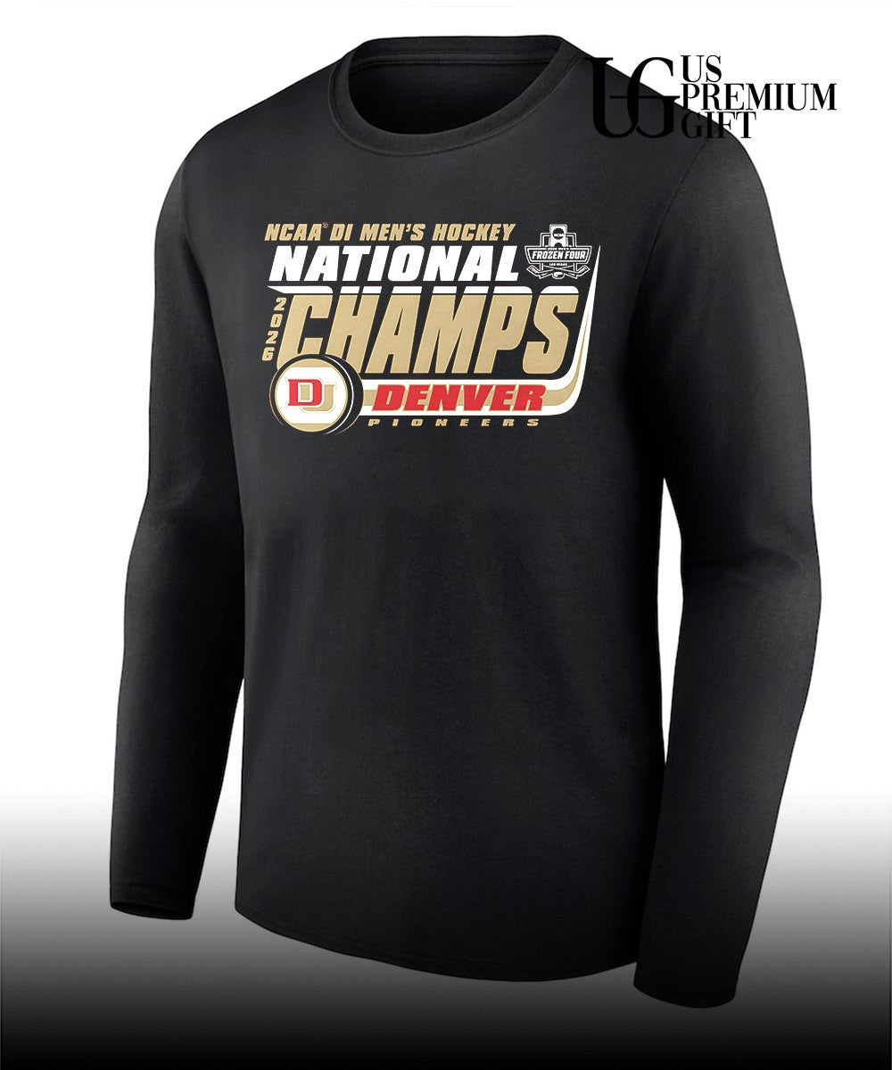 Denver Pioneers 026 NCAA Frozen Four Men’s Ice Hockey National champions T-shirt