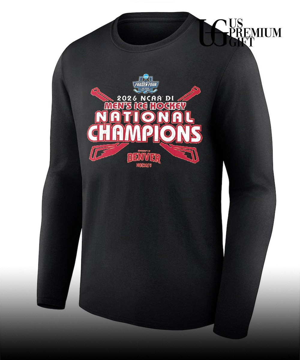 Denver Pioneers 2026 NCAA Division 1 Men’s Ice Hockey National Champions T-shirt