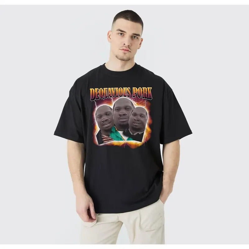 Dequavious Pork: The Meme King Dank Memes T-Shirts Hoodie, Sweatshirt | HypeDripTees.com